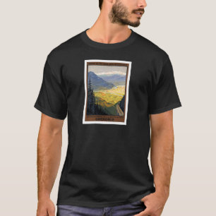 Grenoble Frankreich Eisenbahn Vintage Poster T-Shirt