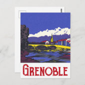Grenoble, Frankreich Postkarte (Vorne/Hinten)