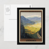 Grenoble Postkarte (Vorne/Hinten)