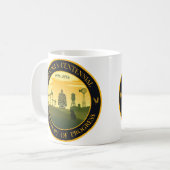 Grenora hundertjährige offizielle Logo Tasse (Vorderseite Links)