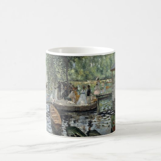 Grenouillere Renoir Impressionist Malerei Art Kaffeetasse (Mittel)