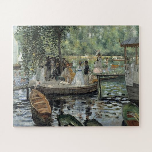 Grenouillere Renoir Impressionist Malerei Art Puzzle (Horizontal)