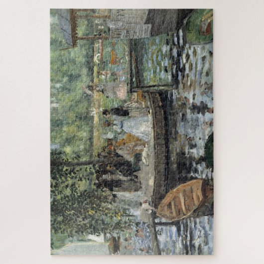 Grenouillere Renoir Impressionist Malerei Art Puzzle (Vertikal)