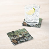 Grenouillere Renoir Impressionist Malerei Art Rechteckiger Pappuntersetzer (Vor Ort)