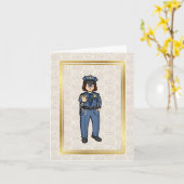 Grenz-Agent-Grußkarte Karte (Gelbe Blume)