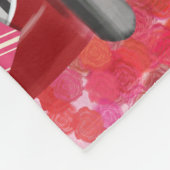 Grenz-Collie-Führer Auto mit Herz-Valentin Fleecedecke (Ecke)