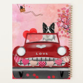 Grenz-Collie-Führer Auto mit Herz-Valentin Planer (Rückseite)