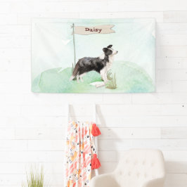 Grenz Collie Gratulation zum neuen Hund Banner