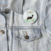 Grenz Collie Gratulation zum neuen Hund Button (Beispiel)
