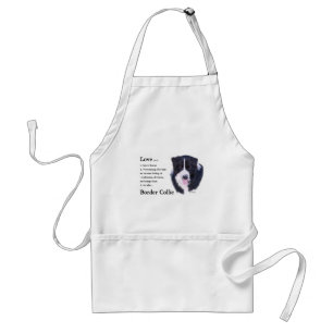 Grenz-Collie-Kunstgeschenke Schürze