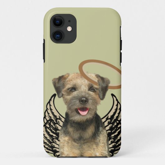 Grenz-Terrier-Geschenke, Karten und Bekleidung Case-Mate iPhone Hülle (Rückseite)