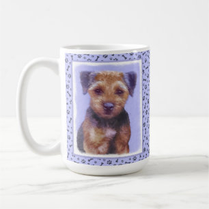 Grenz-Terrier-Malerei - Niedliche Original-Hunde-K Kaffeetasse