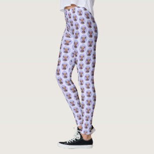 Grenz-Terrier-Malerei - Niedliche Original-Hunde-K Leggings