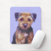 Grenz-Terrier-Malerei - Niedliche Original-Hunde-K Mousepad (Mit Mouse)