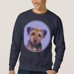 Grenz-Terrier-Malerei - Niedliche Original-Hunde-K Sweatshirt