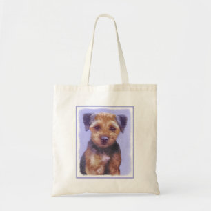 Grenz-Terrier-Malerei - Niedliche Original-Hunde-K Tragetasche