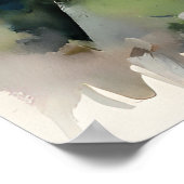 Grenz-Terrier-Welpe mit Hummingbird Poster (Ecke)