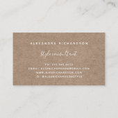 Grenz-und des Skript-| Packpapier-Blick hallo Visitenkarte (Rückseite)