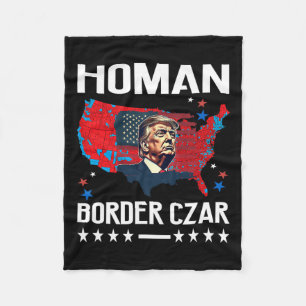 Grenz-Zar Tom Homan Trump Präsident gewählt Mega S Fleecedecke