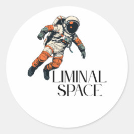 Grenzbereich Runder Aufkleber