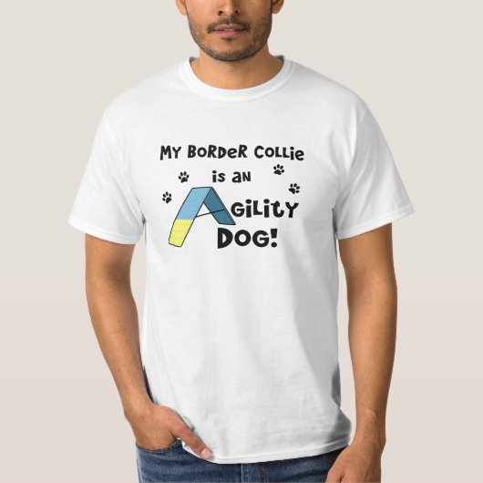 Grenzcollie-Agility-HundeT - Shirt (Vorderseite)