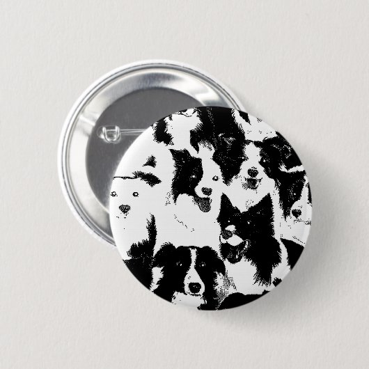 Grenzcollie-Button Button (Vorne & Hinten)