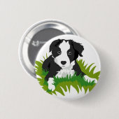 Grenzcollie-Button Button (Vorne & Hinten)