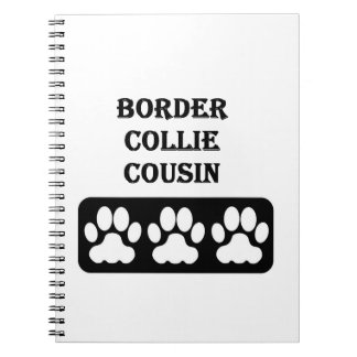 Grenzcollie-Cousin Notizblock