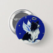 Grenzcollie-Engels-Button Button (Vorne & Hinten)