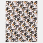 GRENZCOLLIE FLEECEDECKE (Vorderseite)