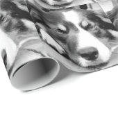 GRENZCOLLIE GESCHENKPAPIER (Rolleneckpunkt)