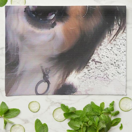 GRENZCOLLIE HANDTUCH (Gefaltet)