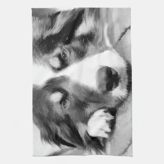 GRENZCOLLIE HANDTUCH (Vertikal)