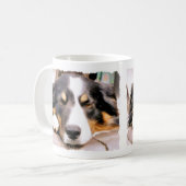 GRENZCOLLIE KAFFEETASSE (Vorderseite Links)