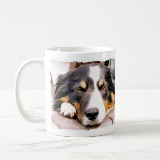 GRENZCOLLIE KAFFEETASSE (Links)