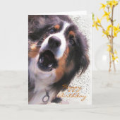 GRENZCOLLIE KARTE (Gelbe Blume)