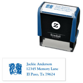 GRENZCOLLIE | Name und Rücksendeadresse Permastempel