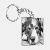 GRENZCOLLIE SCHLÜSSELANHÄNGER (Vorderseite links)