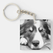 GRENZCOLLIE SCHLÜSSELANHÄNGER (Vorderseite)