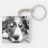GRENZCOLLIE SCHLÜSSELANHÄNGER (Rückseite)