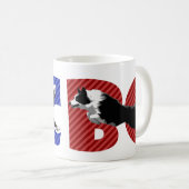 Grenzcollie-springende Tasse (VorderseiteRechts)