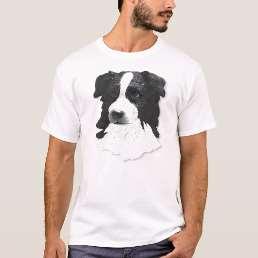 Grenzcollie-T-Shirt T-Shirt (Vorderseite)