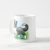 Grenzcollie-Tasse Kaffeetasse (Vorderseite Links)
