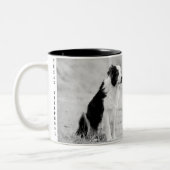 Grenzcollie-Tasse Zweifarbige Tasse (Links)
