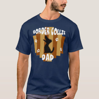 Grenzcollie-Vater-Dunkelheits-Shirt T-Shirt