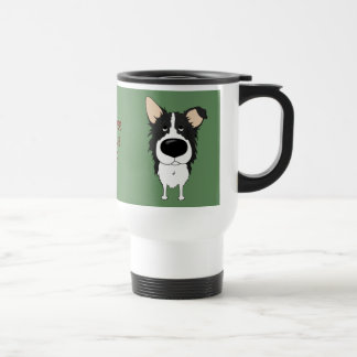 Grenzcollie-Vater-Tasse Reisebecher