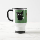 Grenzcollie-Vater-Tasse Reisebecher (Links)