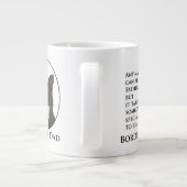 Grenzcollie-Vater-Tunnel-bohrwagenTasse Jumbo-Tasse (Rückseite)