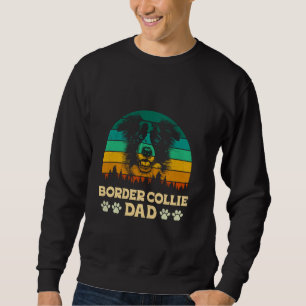 GRENZCOLLIE VATER Vintager Hund Daddy Border Colli Sweatshirt