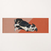 GRENZCOLLIE YOGAMATTE (Vorderseite (Horizontal))